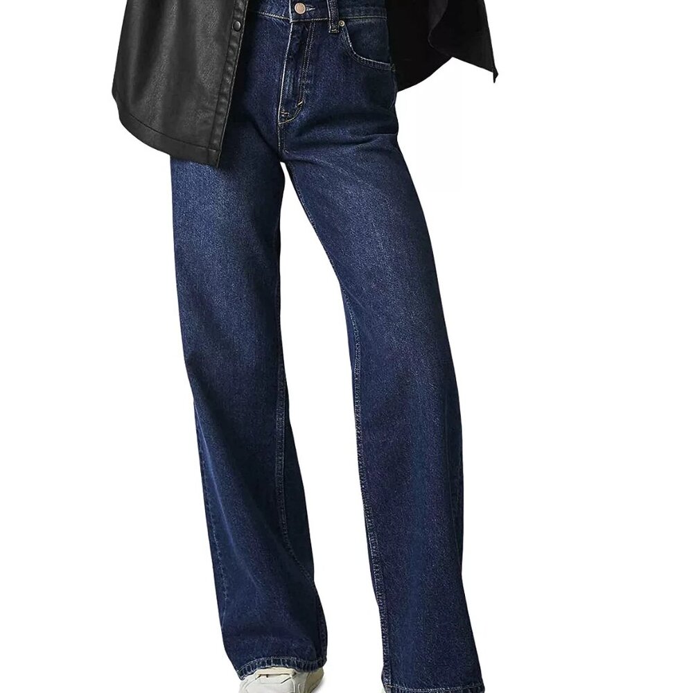 NWT Free People We The Free Tinsley Baggy High-Rise Jeans